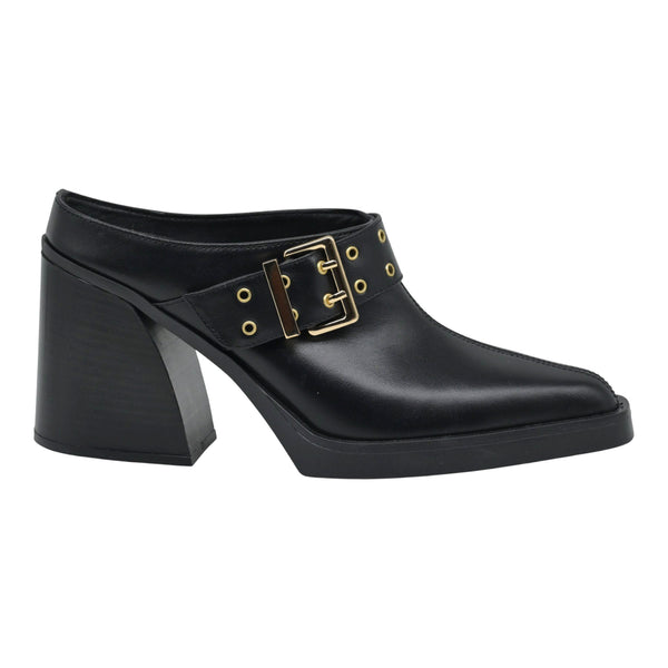 Galeria di Scarpe TEO 106 Mules με Αγκράφα - Μαύρα