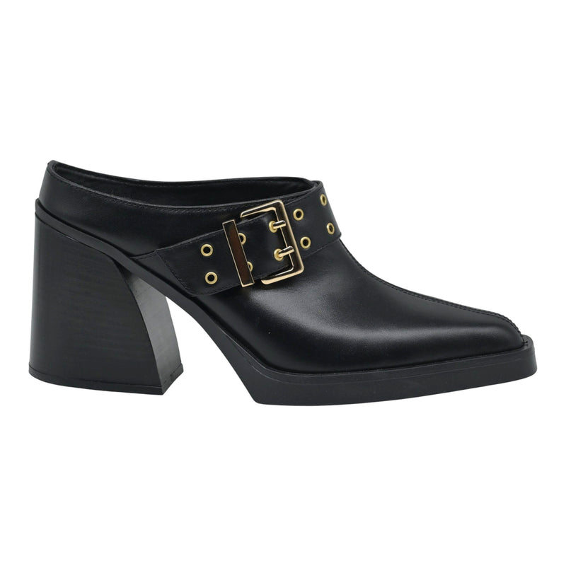 Galeria di Scarpe TEO 106 Mules με Αγκράφα - Μαύρα