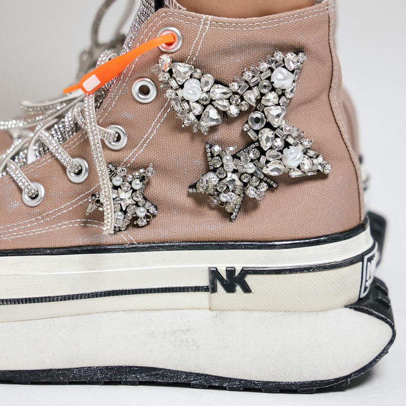 Nan-ku DFA-03 Sneakers Δίπατα με Κρύσταλλα - Taupe