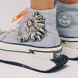 Nan-ku DFC-03 Sneakers Δίπατα με Κρύσταλλα - Grey