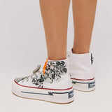 Nan-ku DSA-04 Sneakers Δίπατα με Κρύσταλλα - Άσπρο