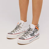 Nan-ku DSA-04 Sneakers Δίπατα με Κρύσταλλα - Άσπρο