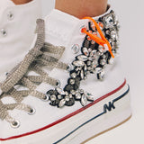 Nan-ku DSA-04 Sneakers Δίπατα με Κρύσταλλα - Άσπρο