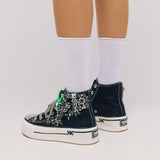 Nan-ku DSA-04 Sneakers Δίπατα με Κρύσταλλα - Μαύρο