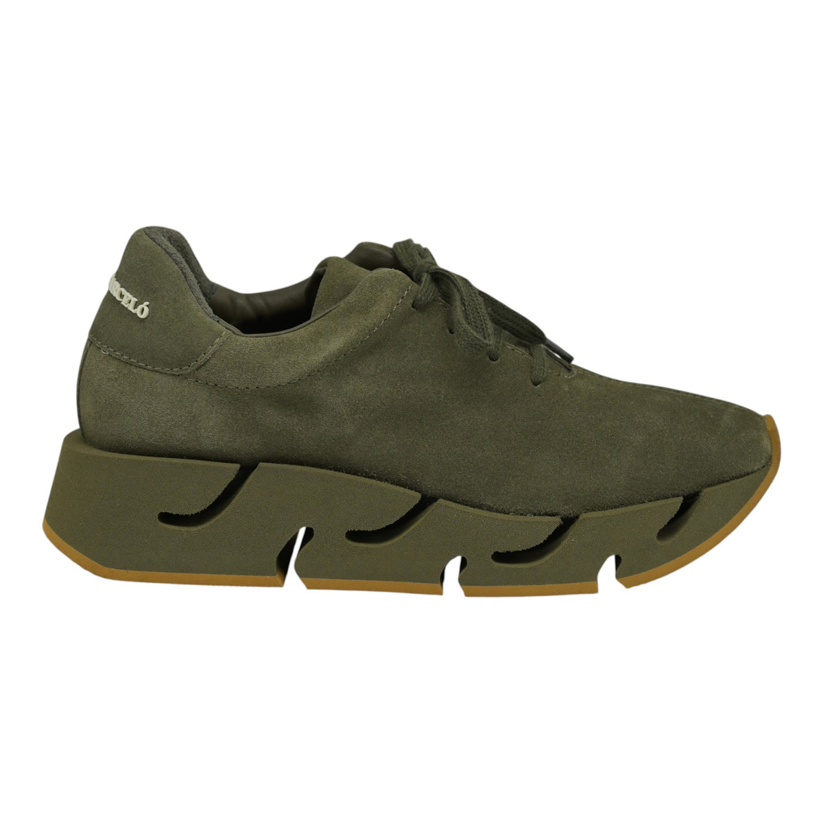 Paloma Barcelo Pia Sneakers Δίπατα - Khaki Σουέντ