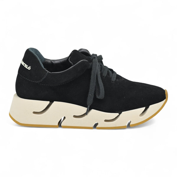 Paloma Barcelo PIA Sneakers Δίπατα - Μαύρο Σουέντ