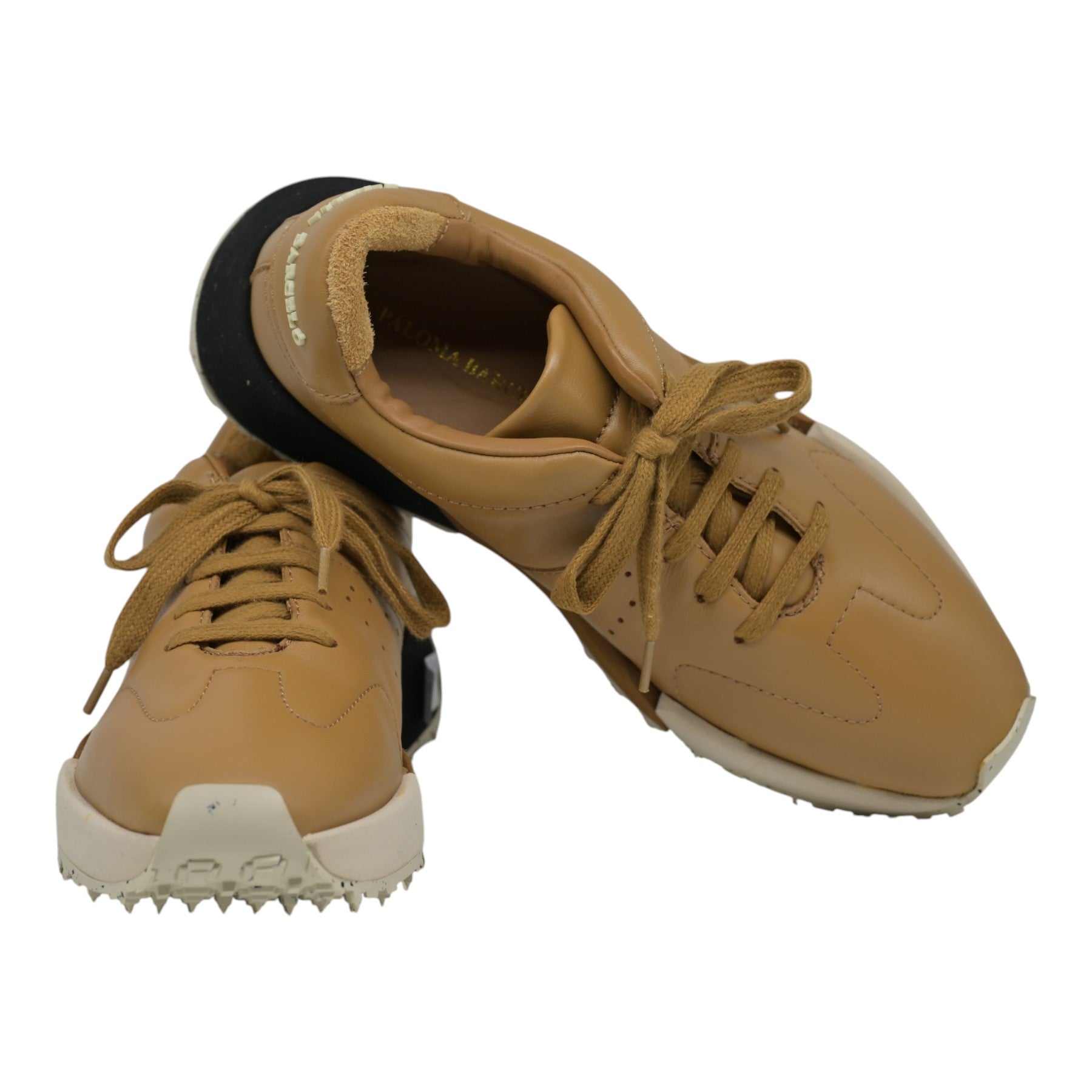 Paloma Barcelo Sabela Sneakers Με Τρίχρωμη Σόλα - Κάμελ