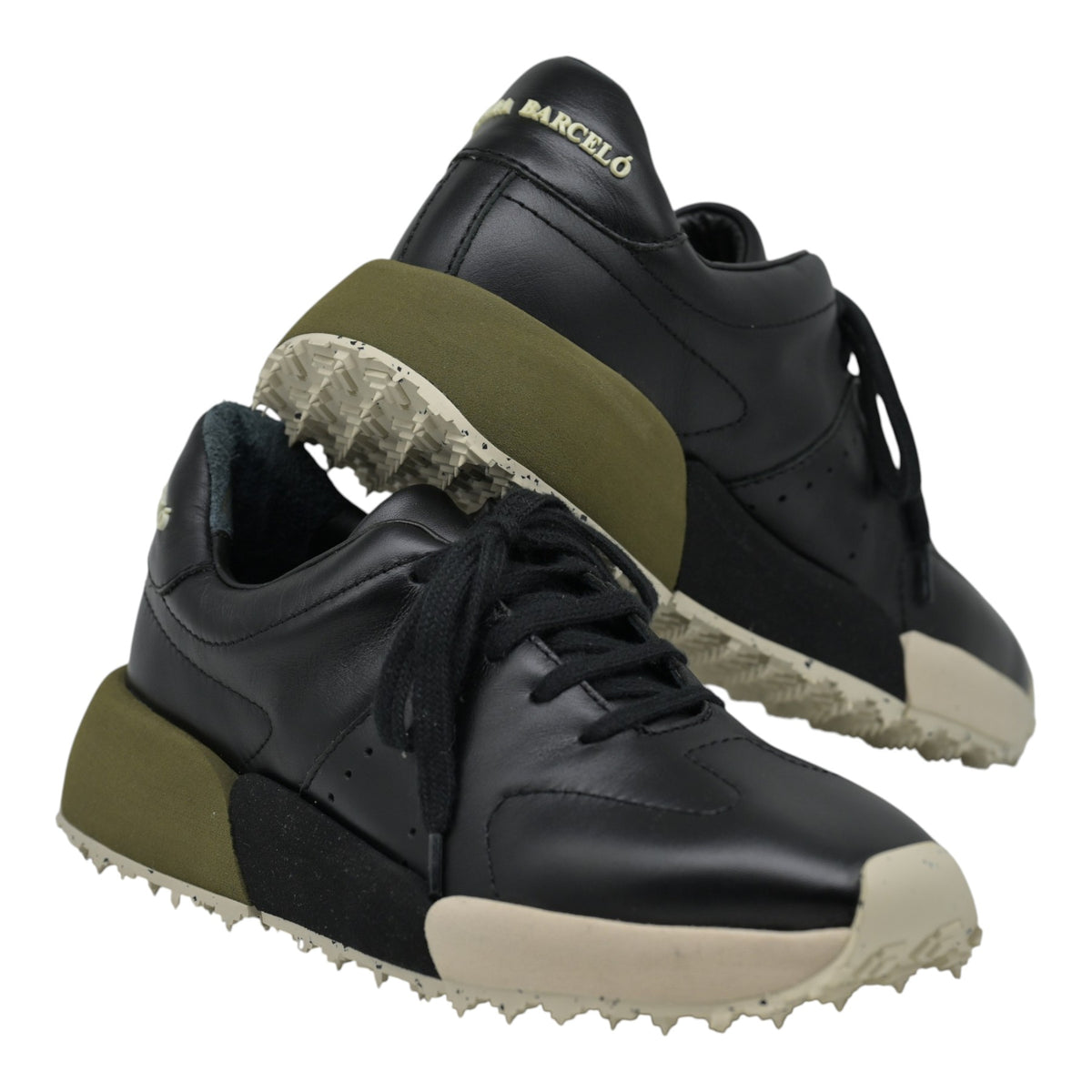 Paloma Barcelo Sabela Sneakers Με Τρίχρωμη Σόλα - Μαύρα