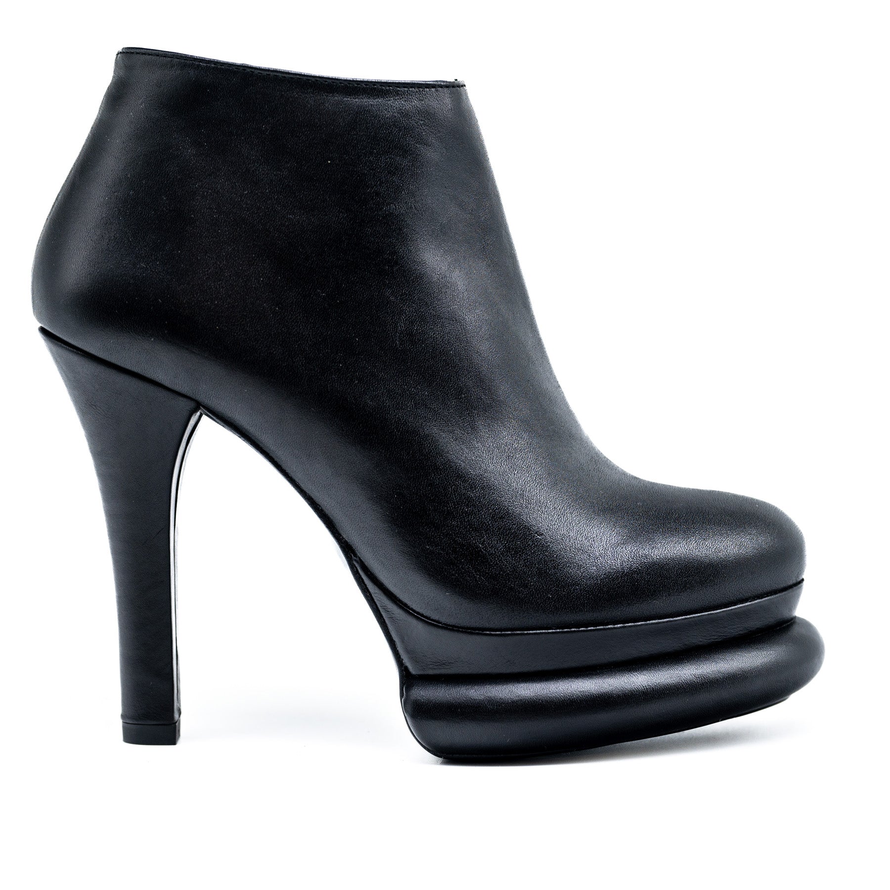 Paloma Barcelo Ester Μποτάκια Αστραγάλου με Chunky Φιάπα - Μαύρα