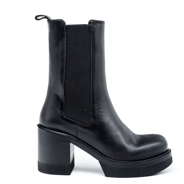 Paloma Barcelo Reece Μπότες Chelsea 3/4 Chunky - Μαύρες