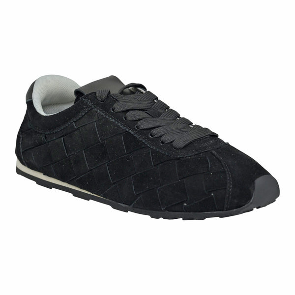 Pedro Anton Niza Sneakers με Πλέξη - Μαύρο Σουέντ