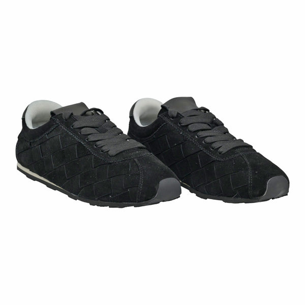 Pedro Anton Niza Sneakers με Πλέξη - Μαύρο Σουέντ
