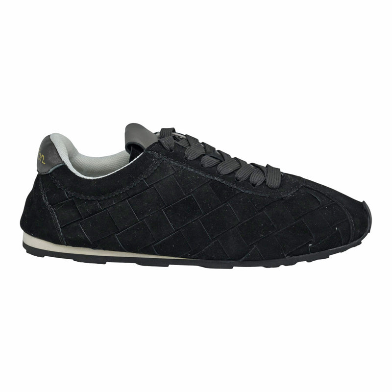 Pedro Anton Niza Sneakers με Πλέξη - Μαύρο Σουέντ