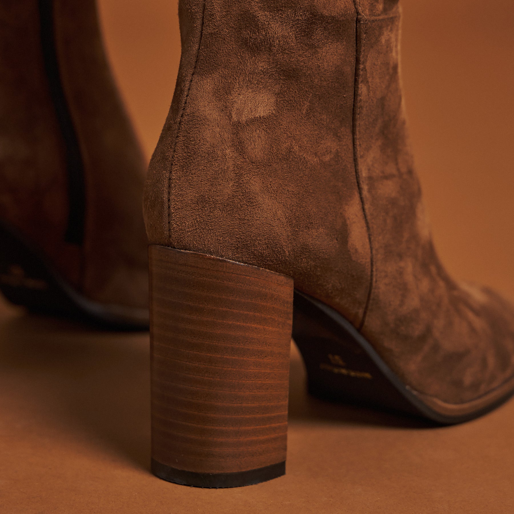 Philippe Lang 400400 C Μπότες με Τακούνι - Tabacco Καστόρ