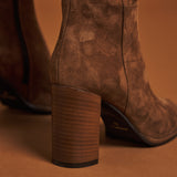 Philippe Lang 400400 C Μπότες με Τακούνι - Tabacco Καστόρ