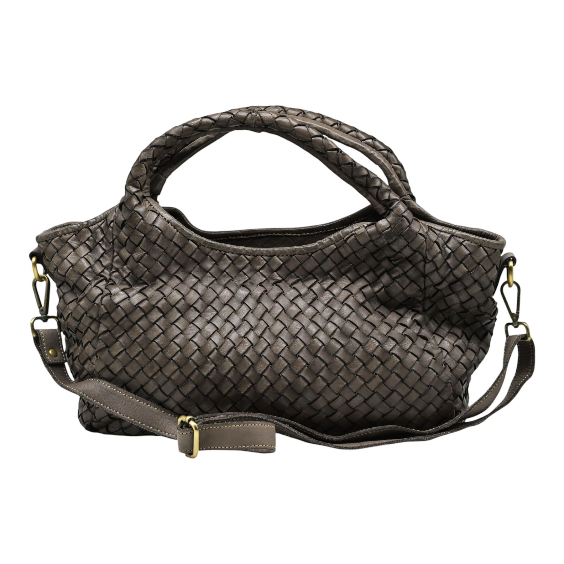 Philippe Lang 6598 Τσάντα Ώμου Πλεκτή - Taupe