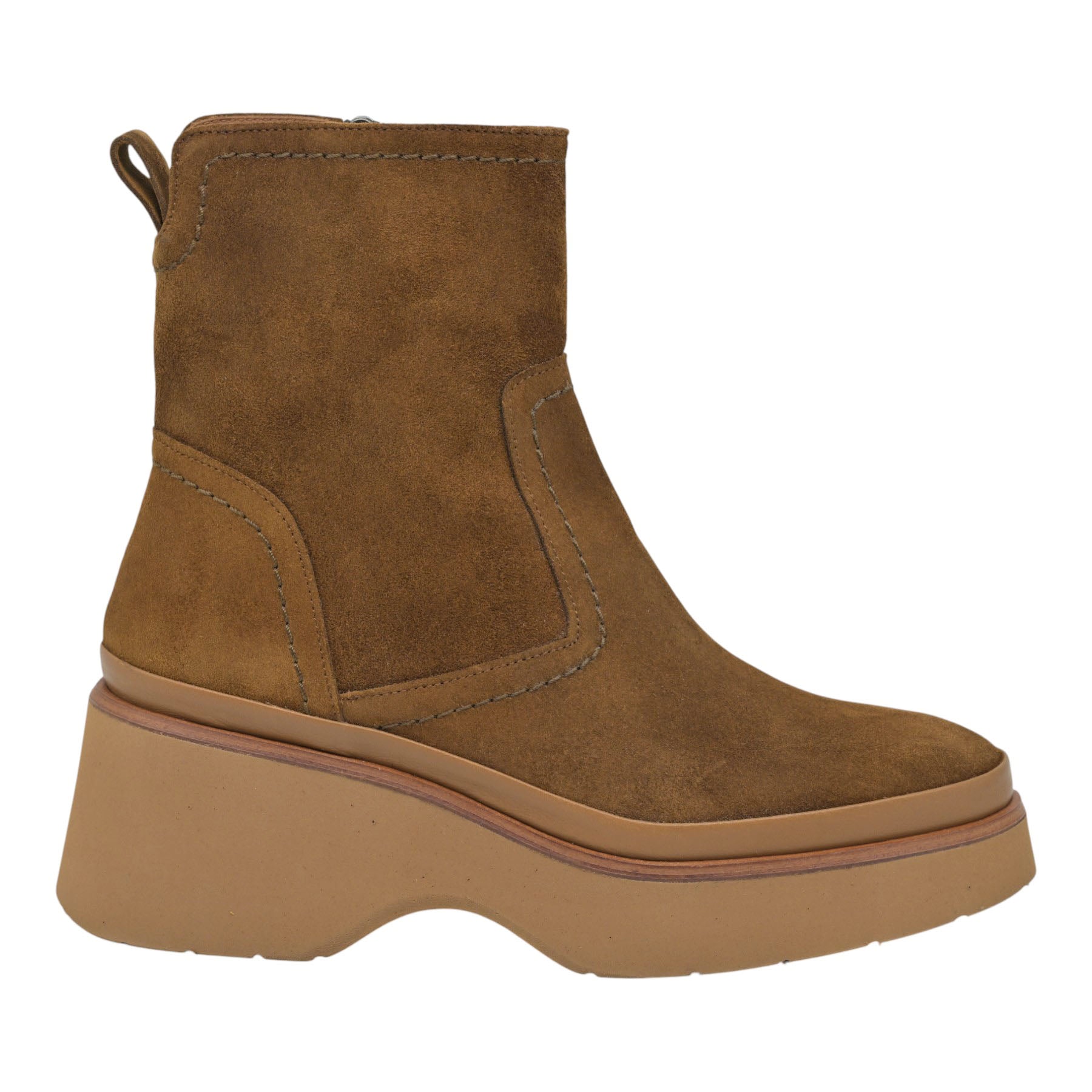 Pons Quintana 10985 Μποτάκια με Πλατφόρμα και Γαζιά- Toffee