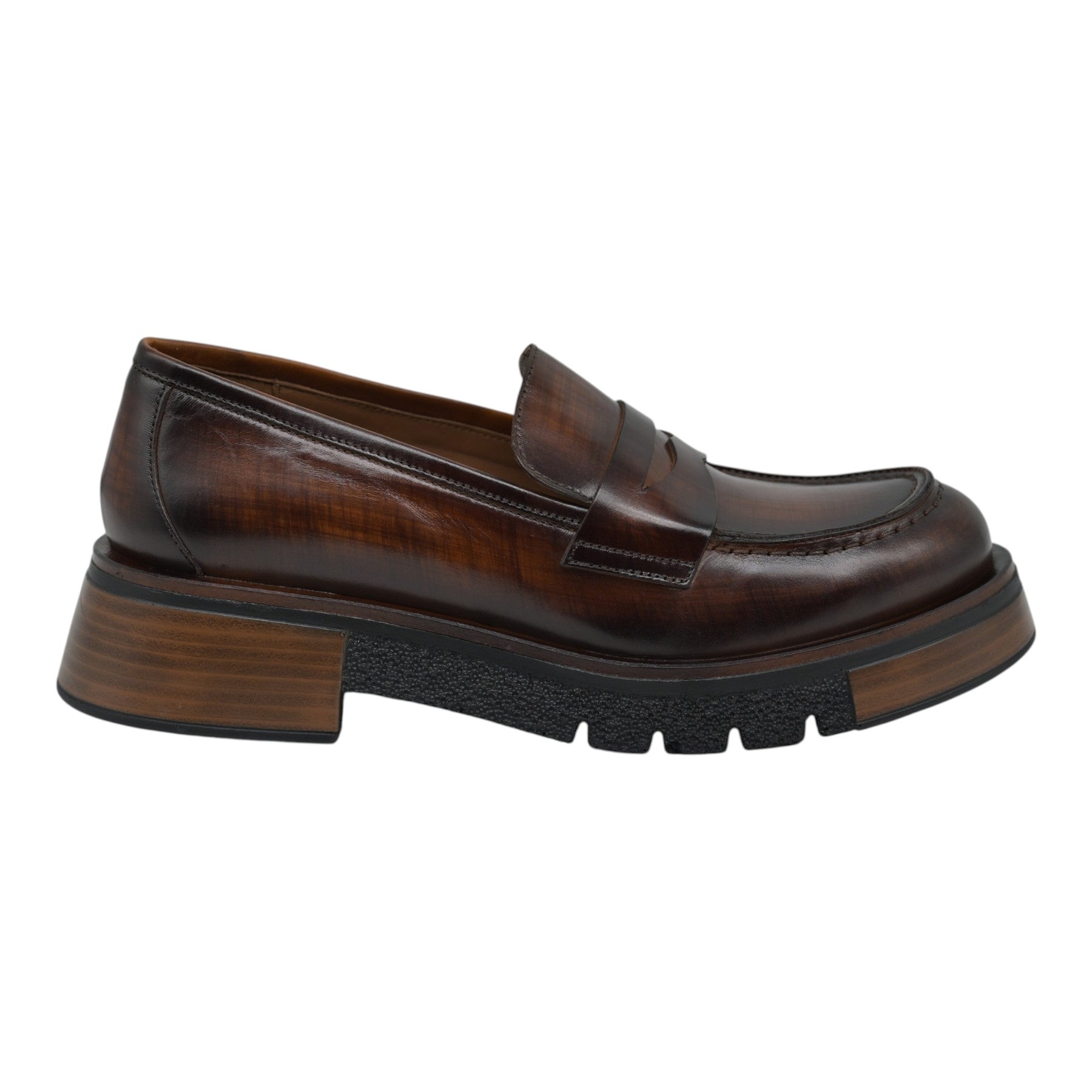 Pons Quintana 10995-L Loafers με Chunky Σόλα - Legno