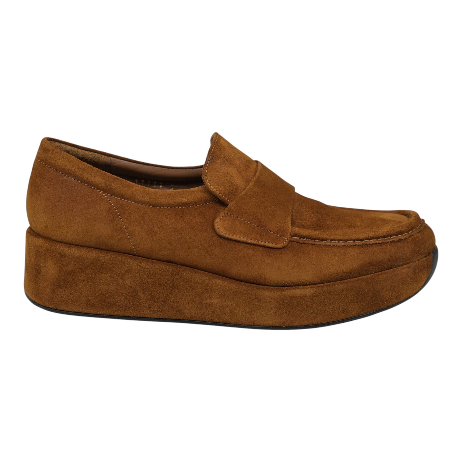 Pons Quintana 11111 Loafers με Πλατφόρμα - Cuero Σουέντ