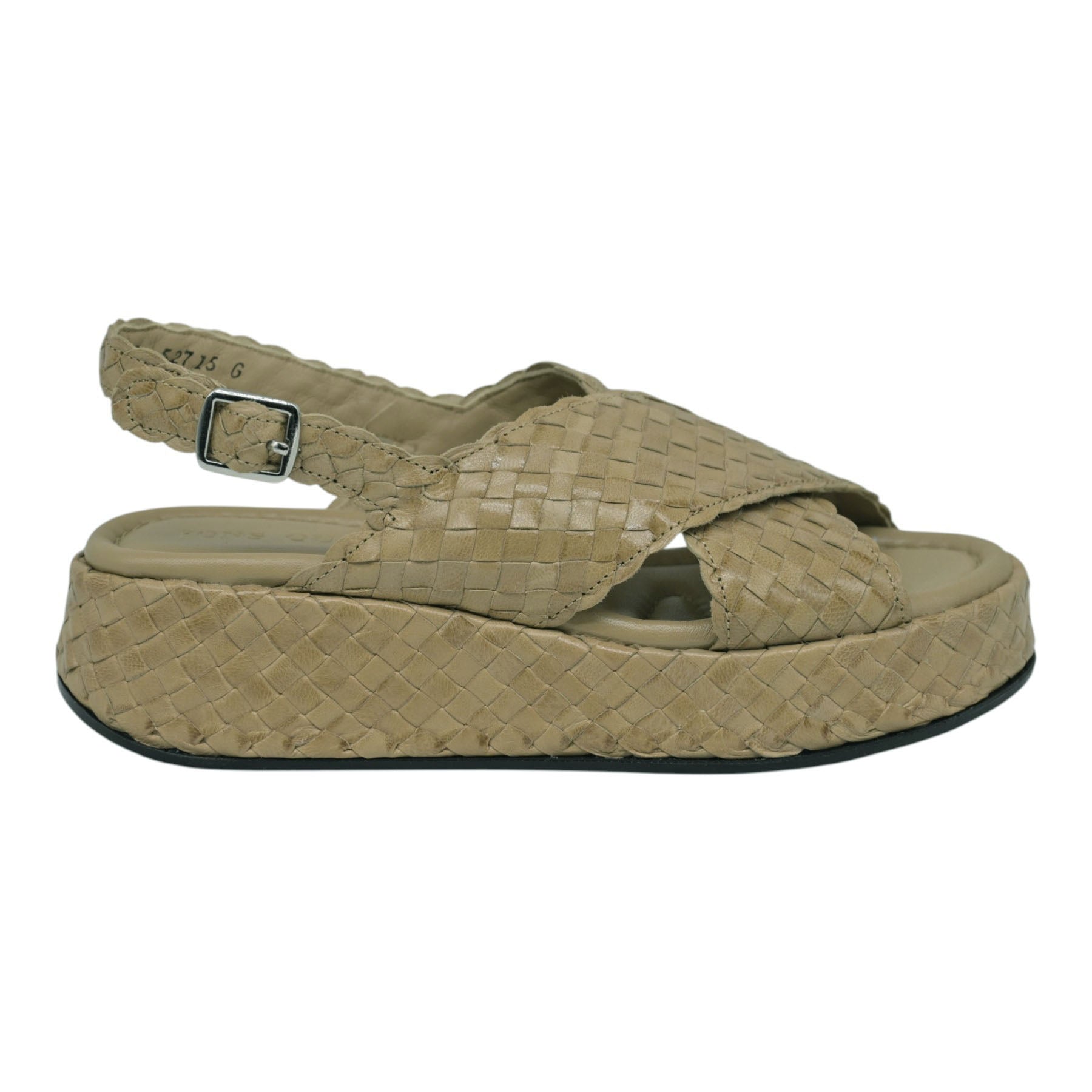 Pons Quintana 10829 Πλατφόρμες Slingback Χιαστί - Taupe