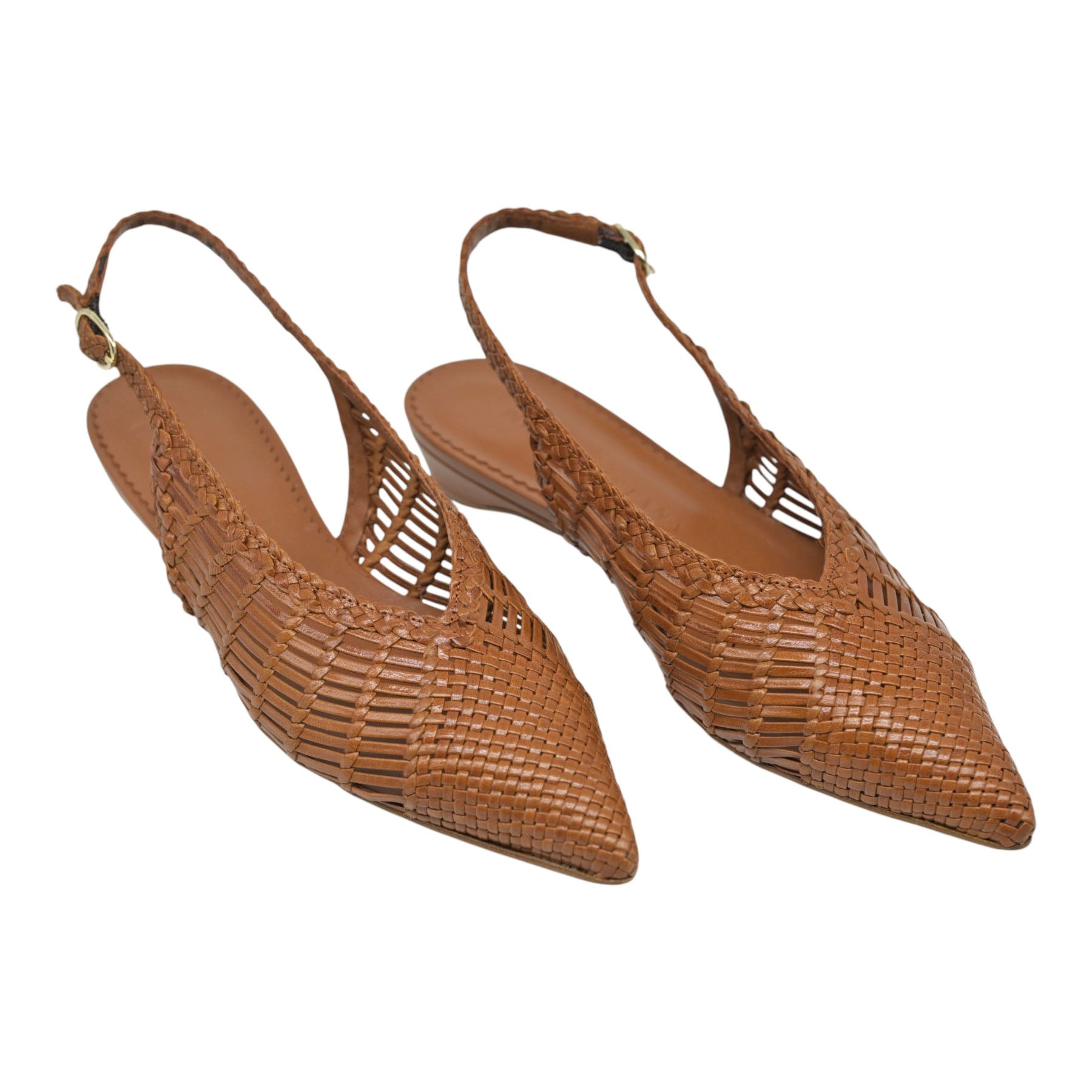 Pons Quintana 11935 Μπαλαρίνες Slingback με Ανοίγματα - Toffee