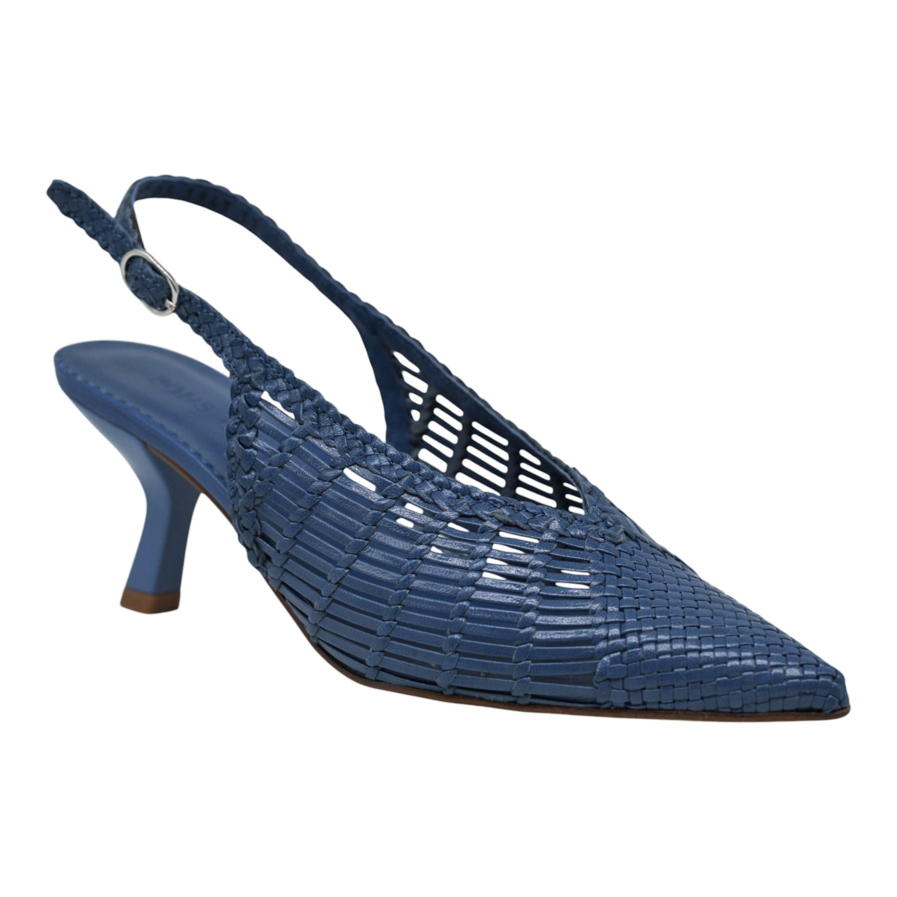 Pons Quintana 11943 Γόβες Slingback με Ανοίγματα - Jeans