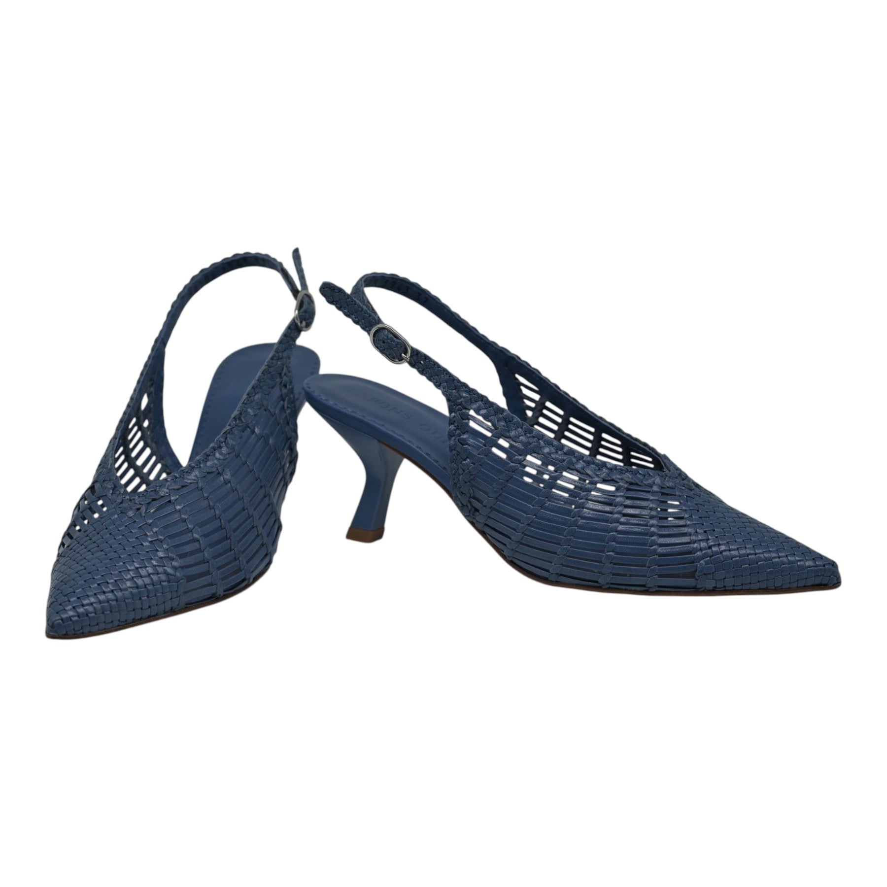Pons Quintana 11943 Γόβες Slingback με Ανοίγματα - Jeans