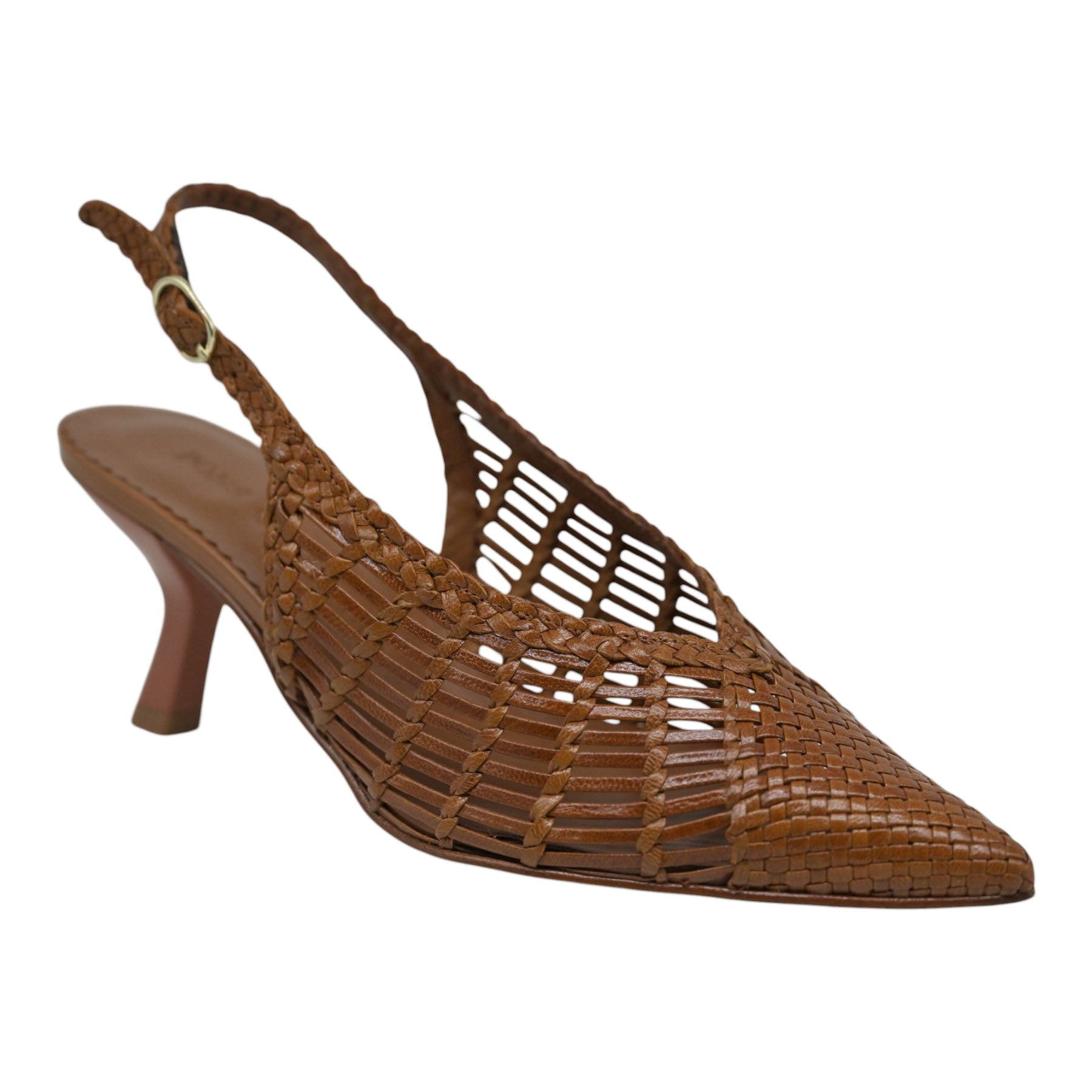 Pons Quintana 11943 Γόβες Slingback με Ανοίγματα - Toffee