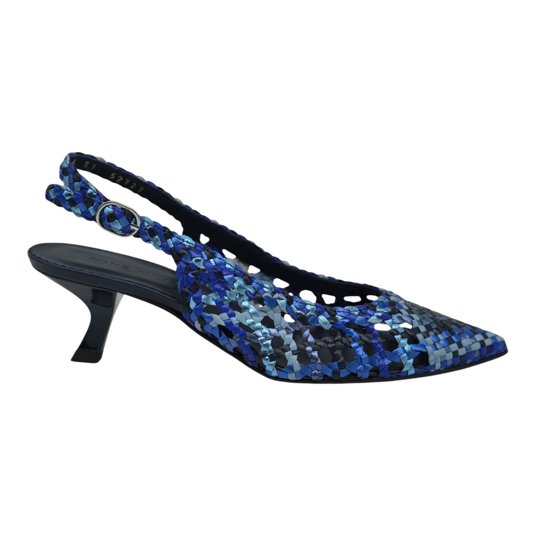 Pons Quintana 11946 Γοβάκια Slingback Διάτρητα - Azulon