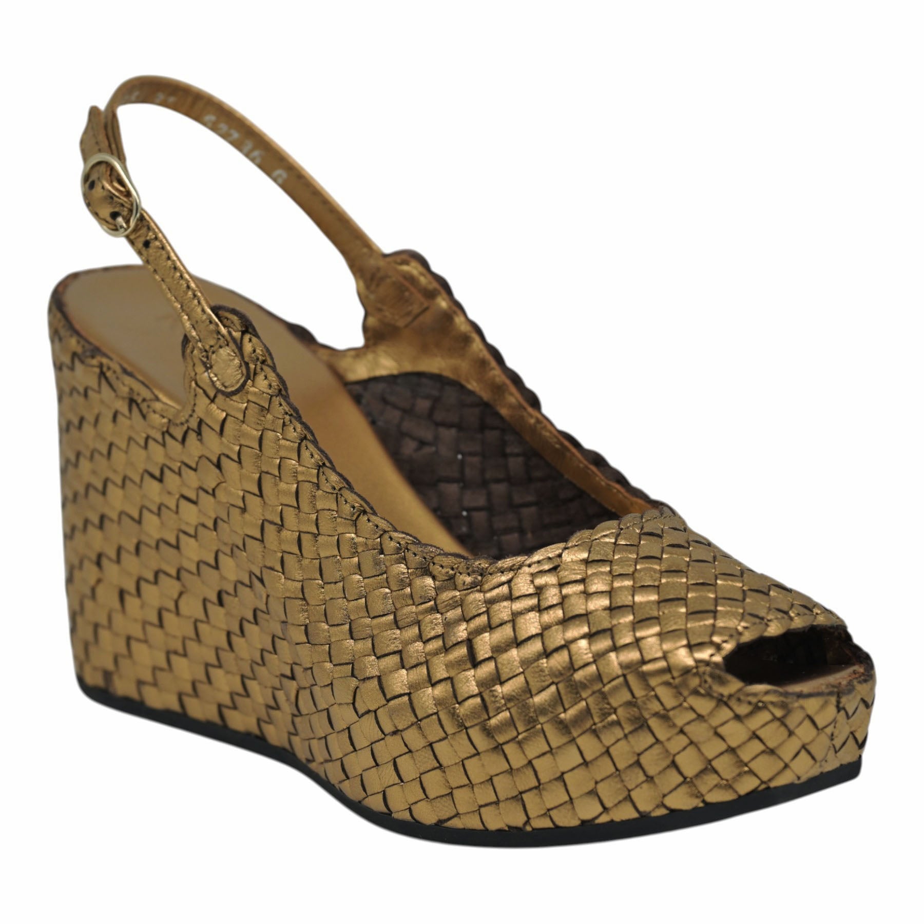 Pons Quintana Fancy Πλατφόρμες Slingback με Peep Toe - Oassi