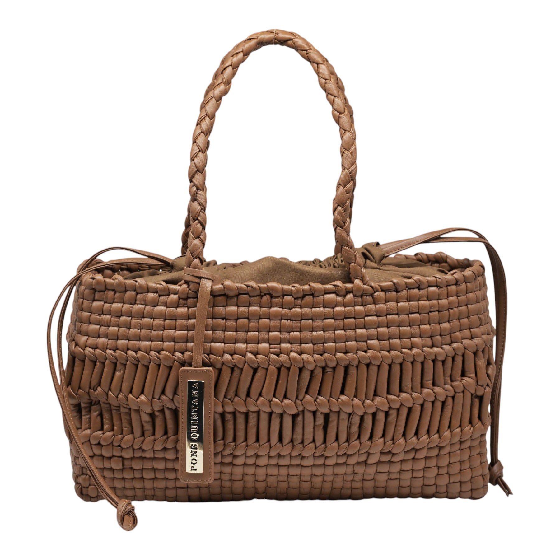 Vic Matie V250 Τσάντα Ώμου Ανάγλυφη - Toffee