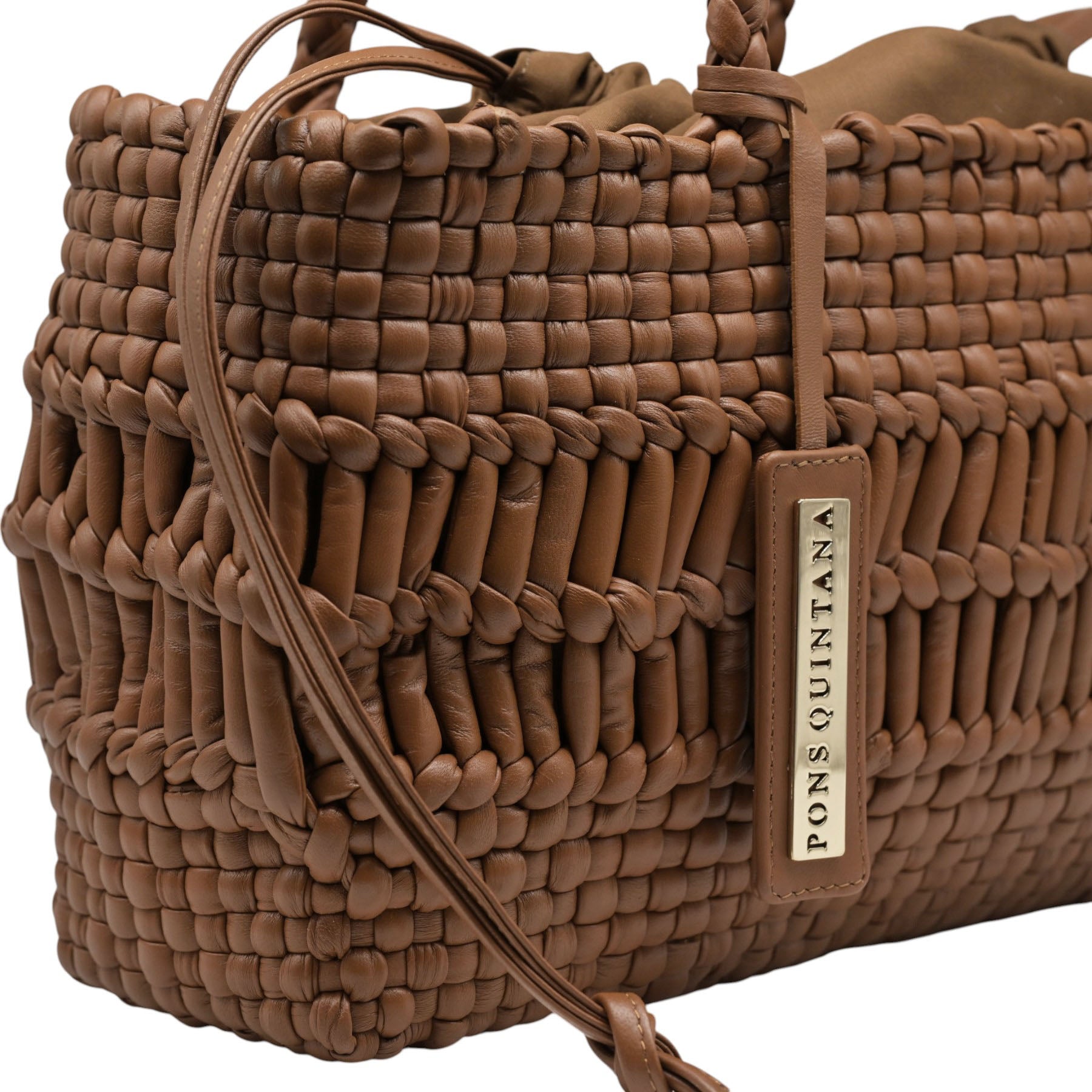 Vic Matie V250 Τσάντα Ώμου Ανάγλυφη - Toffee