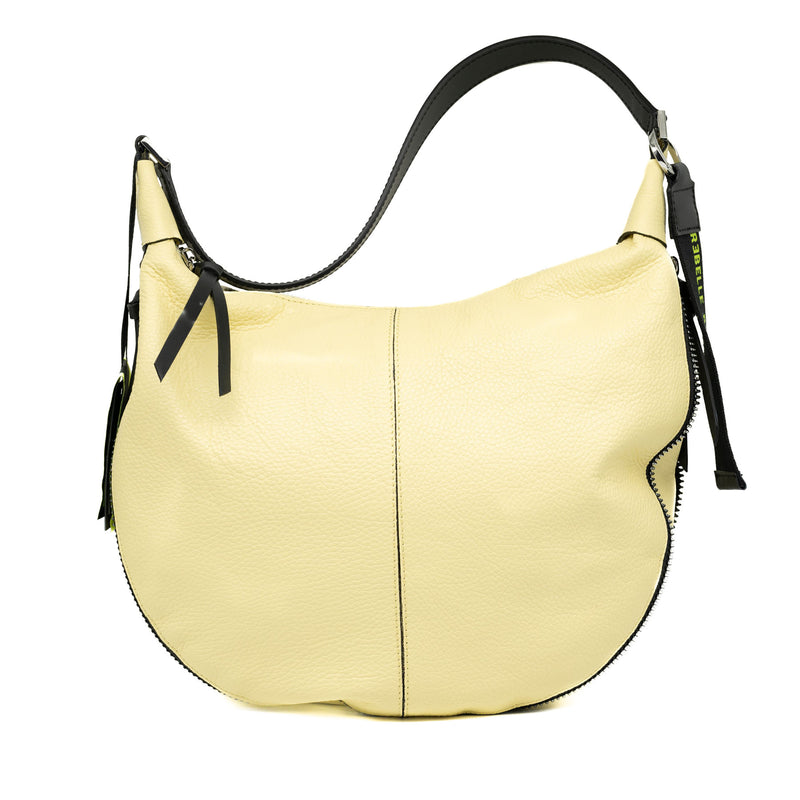 Τσάντα Hobo με Κλειδοθήκη - Κίτρινο