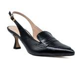 Galleria di Scarpe 512 Slingback Γόβες με Τακούνι Καμπάνα - Μαύρα