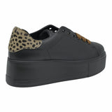 Frau 39Q1 Sneakers Δίπατα - Μαύρο με Leo