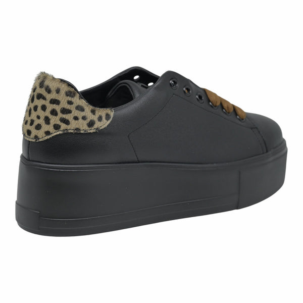 Frau 39Q1 Sneakers Δίπατα - Μαύρο με Leo