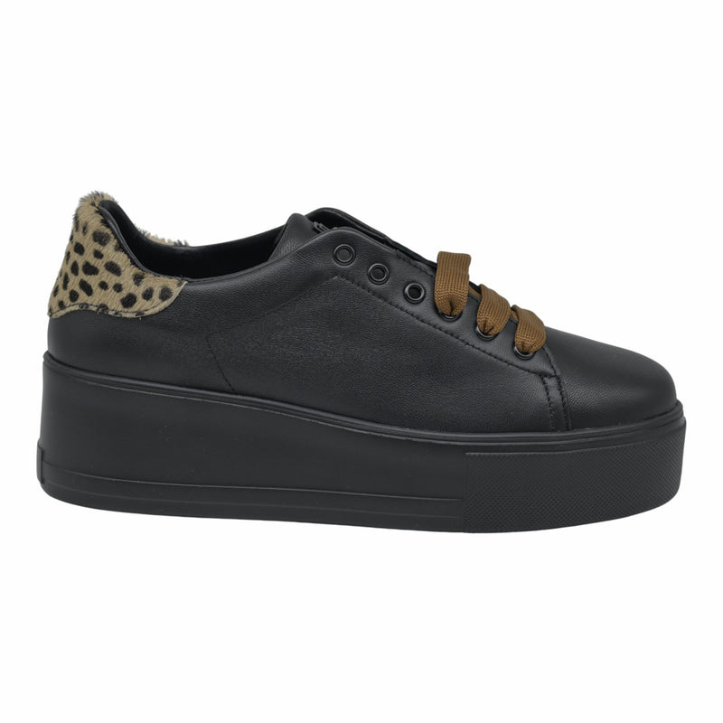 Frau 39Q1 Sneakers Δίπατα - Μαύρο με Leo