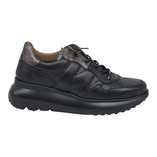 Wonders 4010 Sneakers με Chunky Σόλα - Μαύρα