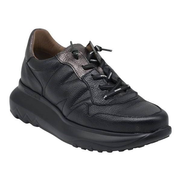 Wonders 4010 Sneakers με Chunky Σόλα - Μαύρα