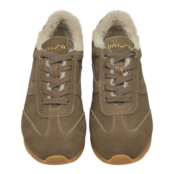 Unisa Dapse Sneakers με Γαζιά - Taupe Σουέντ