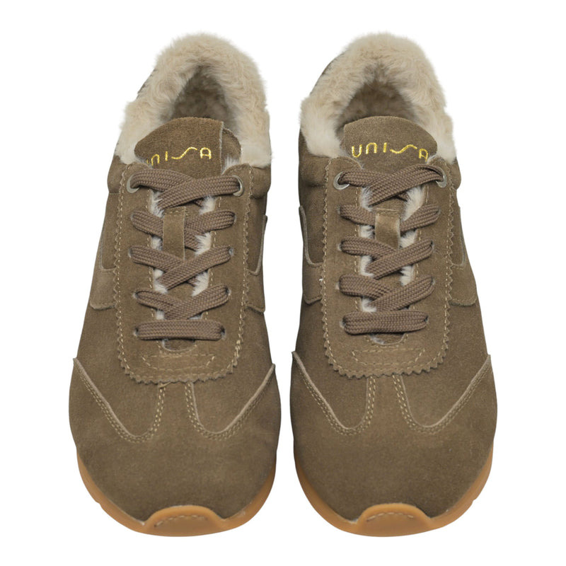 Unisa Dapse Sneakers με Γαζιά - Taupe Σουέντ
