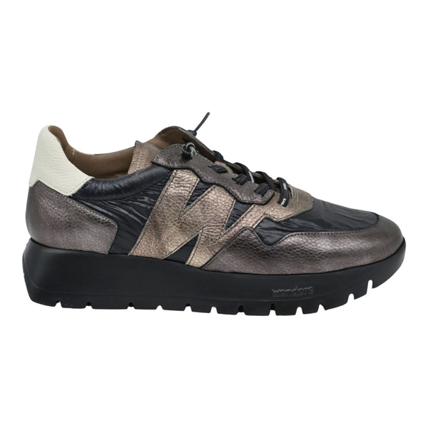 Wonders 2491 Sneakers με W - Plomo Negro