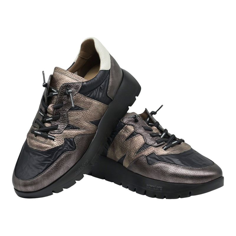 Wonders 2491 Sneakers με W - Plomo Negro
