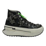 Nan-ku DFA-03 Sneakers Δίπατα με Κρύσταλλα - Μαύρα