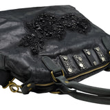 Stefano Ghilardi 443D Τσάντα Ώμου με Τρουκς - Μαύρη