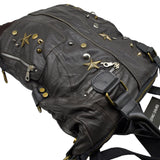 Stefano Ghilardi HP1 Τσάντα Hobo με Τρουκς - Καφέ Σκούρο