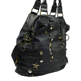 Stefano Ghilardi HP1 Τσάντα Hobo με Τρουκς - Μαύρη