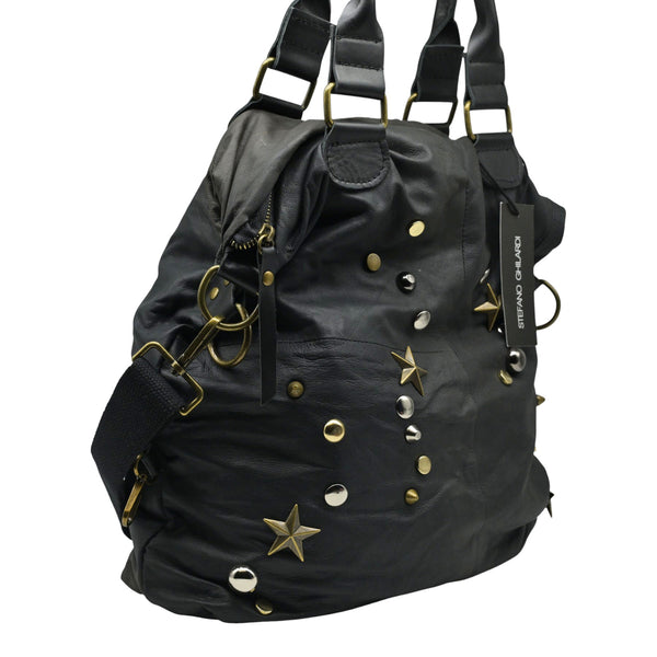 Stefano Ghilardi HP1 Τσάντα Hobo με Τρουκς - Μαύρη