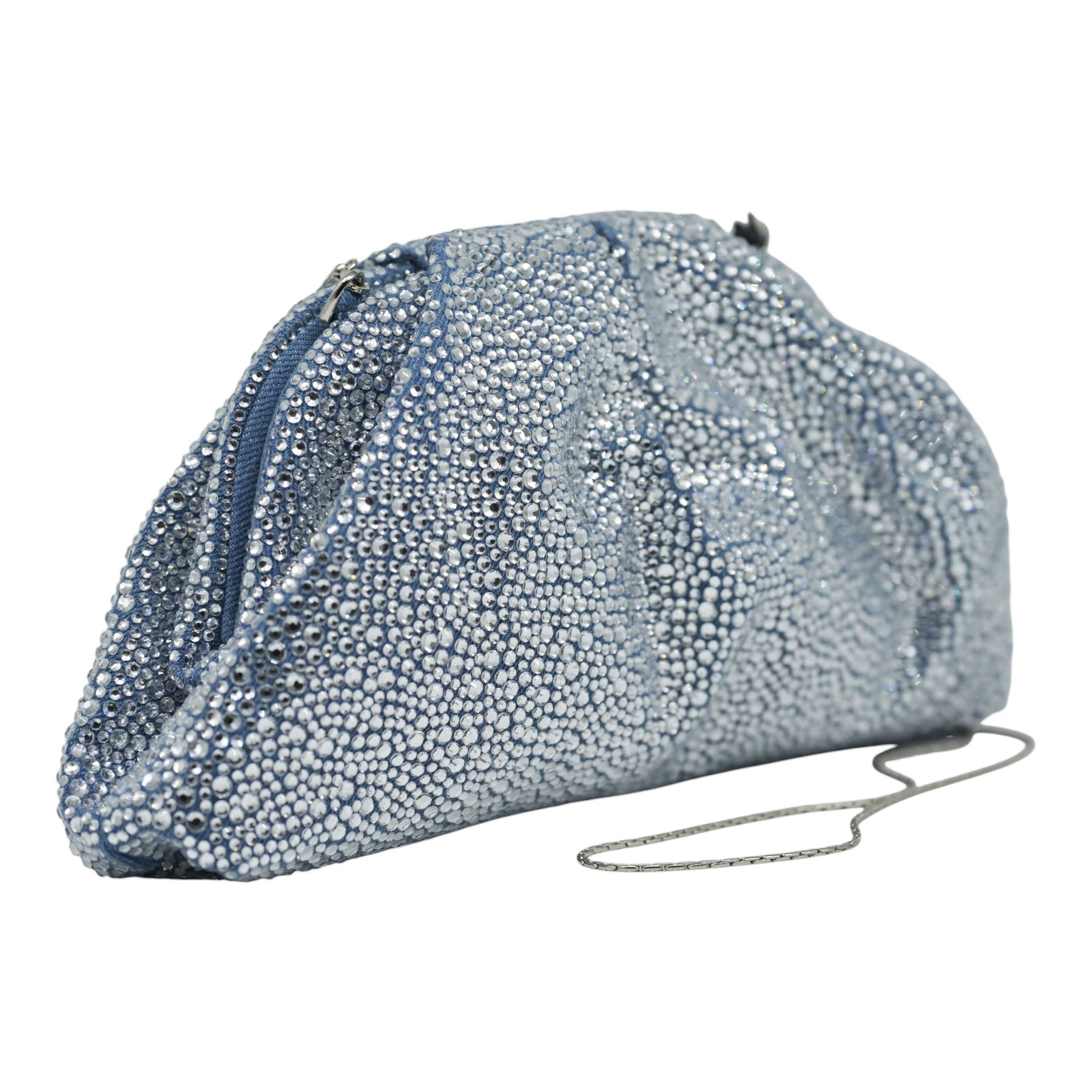 Twenty Fourhaitch Cambridge Τσάντα Pouch με Πέτρες - Γαλάζια