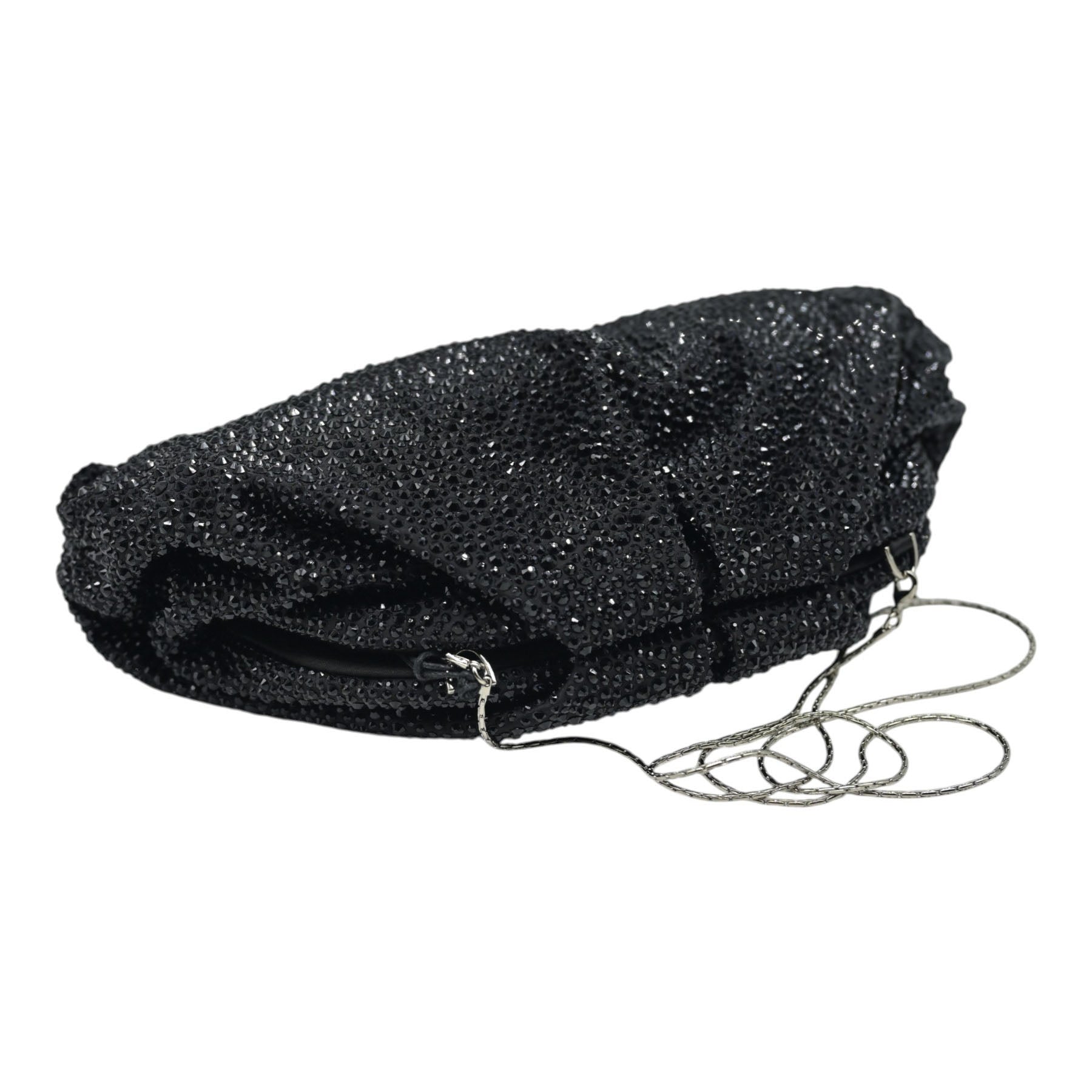 Twenty Fourhaitch Cambridge Τσάντα Pouch με Πέτρες - Μαύρη